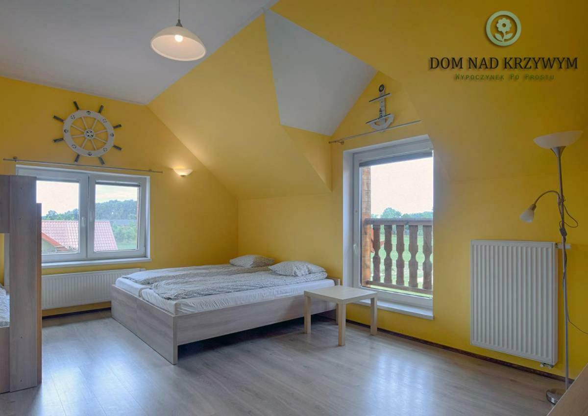 Dom Nad Krzywym - Prywatna Plaza, 2 Boiska, Sauna, Plac Zabaw Krzywe  Exterior foto